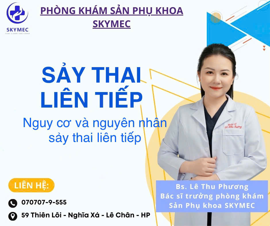 CÁC YẾU TỐ NGUY CƠ VÀ NGUYÊN NHÂN SẢY THAI LIÊN TIẾP 